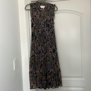 Anthropologie summer midi dress